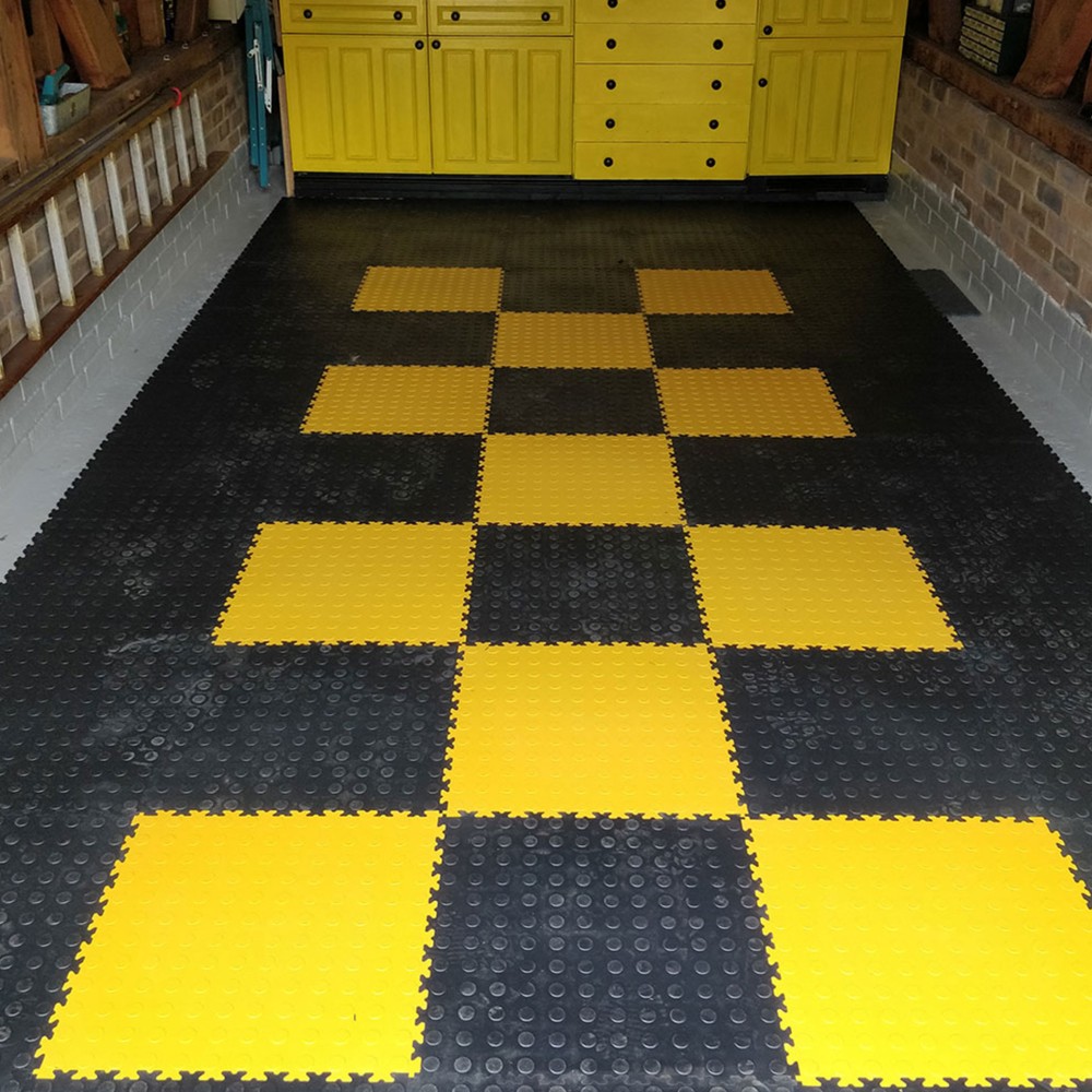 MotoLock CoinTop Interlocking Floor Tile